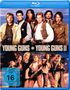 Oben: "Young Guns Young Guns II". Unten: Sechs Männer in Westernkleidung mit ausgestreckten Händen, zwei zeigen Pistolen., 2 Blu-ray Discs