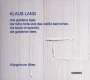 Klaus Lang (geb. 1971): The Book of Serenity, CD