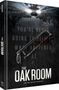 Texte: "YOU'RE NEVER GOING TO BELIEVE WHAT HAPPENED AT THE OAK ROOM. EINE UNGLAUBLICHE GESCHICHTE." 
Bild: Ein Sägeblatt, düstere Straße, Auto., 1 Blu-ray Disc und 1 DVD