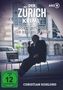 „Der Zürich Krimi: Borchert und die ersten 5 Fälle“. Mann sitzt rauchend auf einem Stuhl vor einem Gebäude. FSK 12 Logo., 5 DVDs