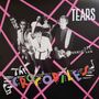 "TEARS" und "THE CROCODILES" in bunten Buchstaben. Eine Gruppe von sieben Personen mit Instrumenten, vor rosa Rautenmuster., LP