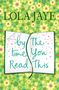 Lola Jaye: By the Time You Read This, Buch