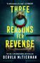 „THREE REASONS FOR REVENGE“, ein Türklopfer mit blutigen Details, darunter steht „DERVAL McTIERNAN“.