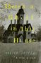 "There's a Ghost in this House" steht in gelber Schrift. Illustration eines alten Hauses mit vielen Fenstern, Gras und Bäumen.