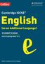 Rebecca Adlard: Collins Cambridge Igcse(tm) - Cambridge IGCSE English (as an Additional Language) Student's Book, Buch