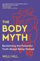 „The Body Myth: Reclaiming the Powerful Truth About Being Female“ von Milli Hill. Lila Hintergrund, rote Strichzeichnung., Buch