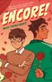 Zwei junge Männer, Rücken an Rücken, halten Rosen. Text: "After the curtain closed on their friendship, it was time for an... ENCORE! Miles Toriko Burks.", Buch