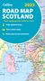 Collins Maps: 2025 Collins Road Map of Scotland, KRT