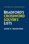 Anne R. Bradford: Bradford's Crossword Solver's Lists, Buch
