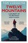 "Twelve Mountains: A Journey Up to Britain's High Places" von Tom Chesshyre. Illustration: Bergsteiger auf Gipfel.