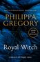 "THE INTERNATIONAL BESTSELLER; PHILIPPA GREGORY; COVER TO BE REVEALED; Royal Witch; COMING OCTOBER 2026." Hintergr.; Symbole auf dunklem Blau.