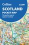 Collins Maps: Scotland Pocket Map, KRT