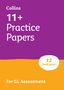 Collins 11: 11+ GL English, Maths, Verbal Reasoning and Non-Verbal Reasoning Practice Papers Pack (with 12 Practice Papers books), Buch