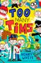 "TOO MANY Tims" steht in großen, bunten Buchstaben. Viele ähnliche Gesichter mit Brillen und Hüten umrahmen die Szene. Ein Kind trägt einen Laborkittel., Buch