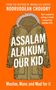 ASSALAM ALAIKUM, OUR KID. Muslim, Manc and Mad for it. Eine Jacke mit Fellkragen auf orangem Hintergrund., Buch