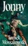 „Jonny“, „Tomek Mossakowski“, Zitat „A short, sharp poetic burst of a novel” von Andrew McMillan. Mann schwimmt unter Wasser.