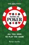 "The Times Guide to Poker", "All you need to play the game", "Byron Jacobs". Pokersymbolik auf grünem Hintergrund.