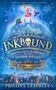 "INKBOUND: METICULOUS JONES AND THE STORM HEART" von Philippa Leathley. Ein Mädchen in Rosa mit Koffer und lila Kreatur.