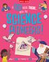 Text: "If YOU were there... with the SCIENCE PIONEERS! What if YOU were making the BIG decisions...?"
Illustration: Bunte Charaktere mit wissenschaftlichen Aktivitäten.
