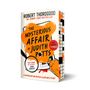 "The Mysterious Affair of Judith Potts", "Robert Thorogood", "Now a Major TV Series", orange Tintenklecks und Vergrößerungsglas., Buch