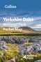 Text: "Collins", "Yorkshire Dales National Park Pocket Map", "National Parks". Landschaft mit Felsen und Hügeln.