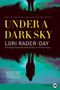 "Under a Dark Sky", Lori Rader-Day. Silhouette einer Figur vor einem Nachthimmel mit Wasserreflexionen. , Buch