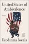 "United States of Ambivalence", Essays von Uzodinma Iweala. Illustration: Mensch vor US-Flagge mit roten Streifen., Buch
