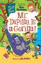 Titel: "Mr. Dipilla Is a Gorilla!" Ein fröhlicher Gorilla und Kinder in einer Dschungelumgebung.