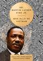 Text: "Dr. Martin Luther King Jr. Más allá de Vietnam". Gesicht von King auf kunstvollem Hintergrund.