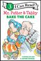 "Reading 3 Alone", "I Can Read!", "Mr. Putter & Tabby Bake the Cake." Eine Illustration eines älteren Mannes beim Backen., Buch