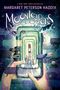 "New York Times Bestseller", "Margaret Peterson Haddix", "Moonlighters". Fantasiewelt, Kind, das in ein Portal blickt.