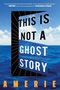 Ein Buchcover mit dem Text "THIS IS NOT A GHOST STORY" auf einem blauen Ozean und Himmel. Autor: AMERIE., Buch