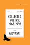 "Poetry, Published 2003. Collected Poetry: 1968-1998. Nikki Giovanni. Logo: Schwarzer Vogel, oranger Hintergrund."