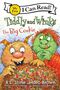 „I Can Read! Tiddly and Winks: The Big Cookie“ zeigt zwei bunte, fröhliche Monster mit einem riesigen, verzierten Keks.