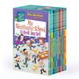 "My Weirdtastic School 12-Book Box Set" von Dan Gutman, illustriert von Jim Paillot. Comicfigur-Schulevent mit Kuchen.