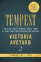 „Cover to be revealed. Tempest. Victoria Aveyard. Coming Fall 2026.“ Text in gold auf dunkelblauem Hintergrund.