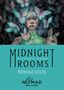 „Midnight Rooms. A Gothic Novel. Donyae Coles.“ Illustration: Frau mit Schmetterlingen, Teetasse und Reh., Buch