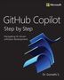 "GitHub Copilot Step by Step: Navigating AI-driven software development" von Dr. Gomathi S. Microsoft-Logo oben rechts.