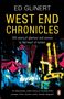 "ED GLINERT, WEST END CHRONICLES, 300 years of glamour and excess in the heart of london." Bunte abstrakte Illustration.