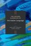 Der Text "THE OXFORD HANDBOOK OF the Italian Language" und "edited by ADAM LEDGEWAY MARTIN MAIDEN". Abstrakte, blaue Pinselstriche., Buch