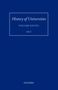 Mordechai Feingold: History of Universities, Volume XXVII/2 (2013), Buch