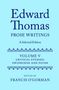 Francis O'Gorman: Edward Thomas, Buch