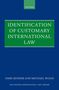 Michael Wood: Identification of Customary International Law, Buch