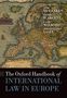 Anne Van Aaken: The Oxford Handbook of International Law in Europe, Buch