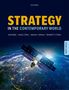 „STRATEGY IN THE CONTEMPORARY WORLD“ in großen Buchstaben. Untertitel mit den Autoren. Im Hintergrund eine Satellitenabbildung., Buch