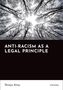 Text: "ANTI-RACISM AS A LEGAL PRINCIPLE", "Shreya Atrey", "Oxford".   
Baumkronen von unten, bildfüllend., Buch