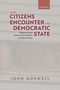 "HOW CITIZENS ENCOUNTER THE DEMOCRATIC STATE" und "JOHN BOSWELL" auf texturierter Leinwand, oben steht "OXFORD"., Buch