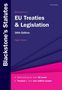 Nigel Foster: Blackstone's EU Treaties & Legislation, Buch