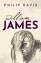 „PHILIP DAVIS, William JAMES“; Illustration eines nachdenklichen Menschen, der den Kopf in die Hand stützt., Buch