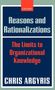 Chris Argyris: Reasons and Rationalizations, Buch